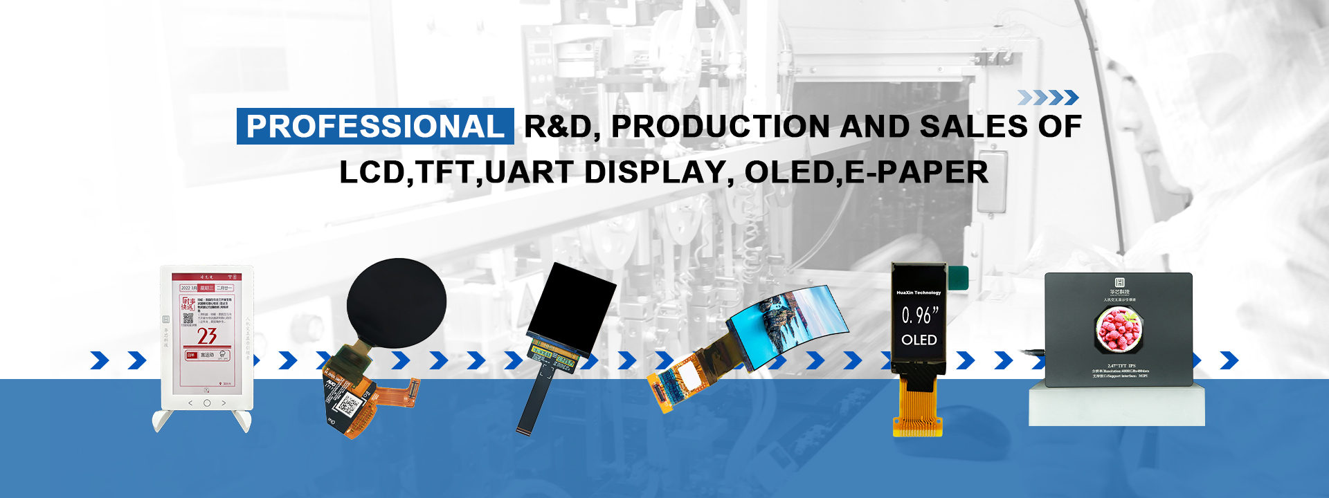 Qualité affichage amoled Usine