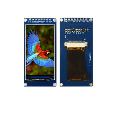 1.99 Inch Spi Tft Display 170x320 Resolution Driving IC ST7789 All View Angle