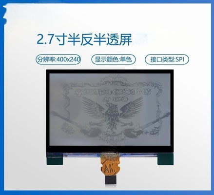 2.7 Inch Transflective LCD Display 400x240 Resolution Visible Outdoors In Sunlight