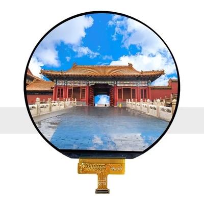 3.6 Inch Round TFT Display 544x506 30PINS LVDS Interface Driving IC ST72566 200cd/M2