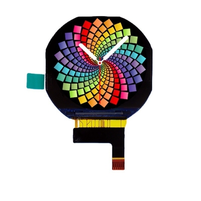1.22 Inch Round TFT Display 240(RGB) x208 Resolution 13 PIN 4Line SPI  Interface Driving IC ST7789V  300C/D brightness