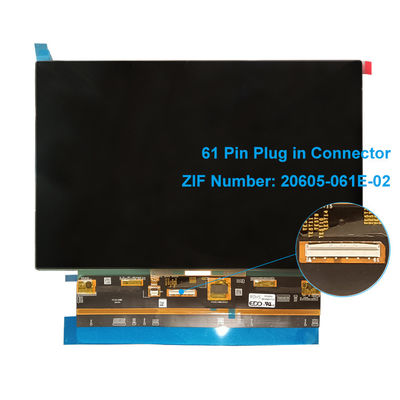 12.6 Inch  AMOLED display  module 1600*2560 Dots MIPI  Interface 400c/d brightness driving IC RM69380/RM692E6