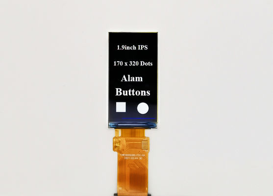1.9  Inch Bar Type TFT 170x320(V) dots  30pins  MCU Interface  500cd/M2 TFT Display module