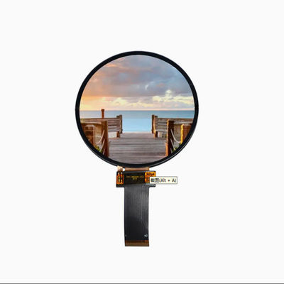 3.6-Inch Round LCD Display Module | 544×506 Resolution, 900cd/m² High Brightness for Industrial Gauges & Equipment Dashboards